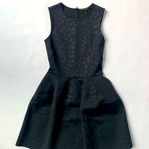 Sandro cocktail black dress